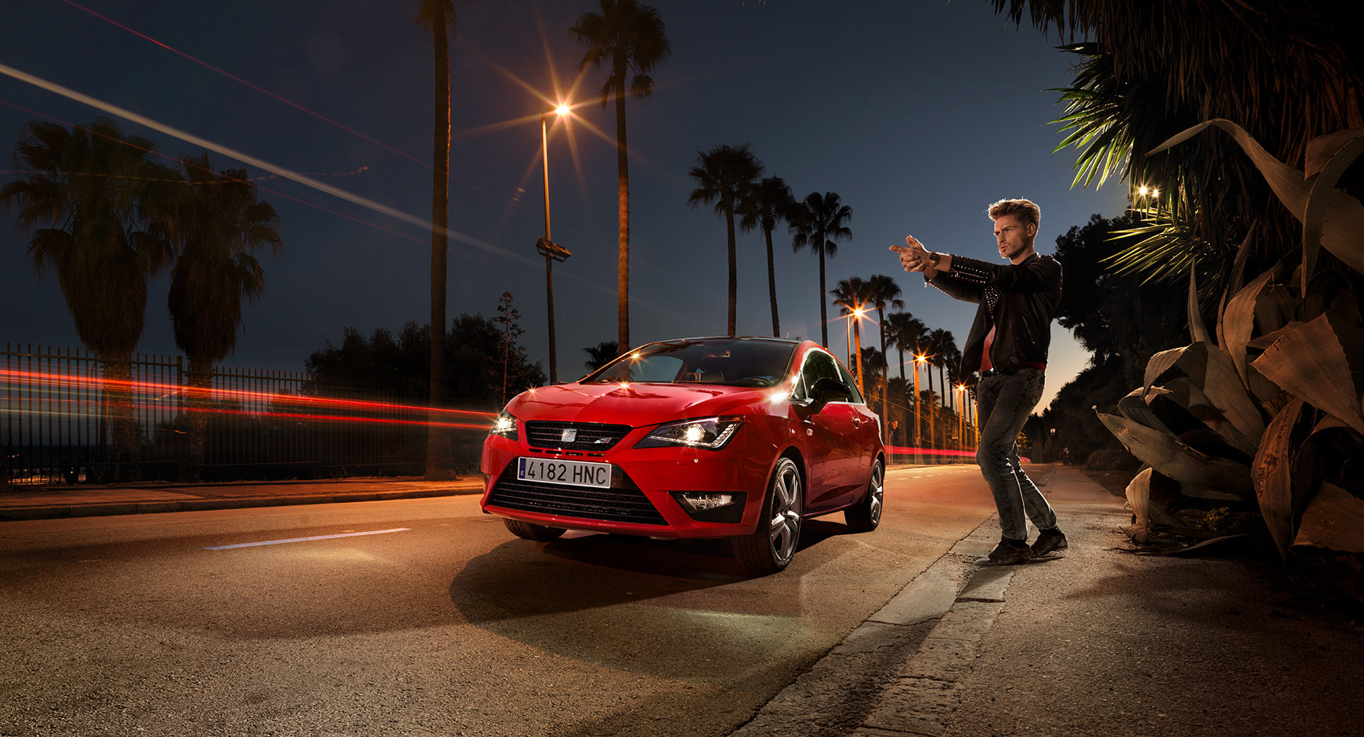 Bad Boyz, Christian Deerberg, Seat Ibiza Cupra, Red Indians, Editorial, Barcelona, Spain, Transportation, anke luckmann, kai tietz, www.ankeluckmann.com, lifestyle