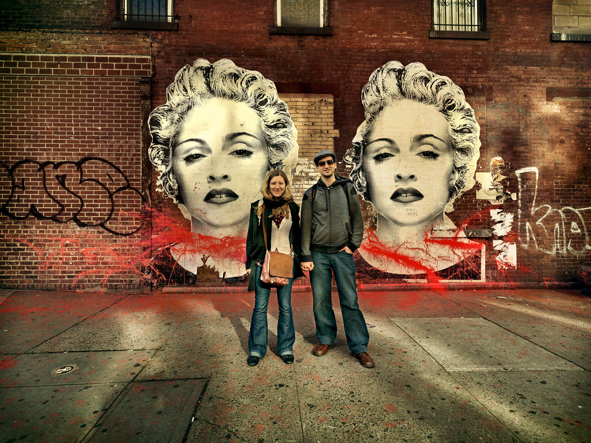 nyc, people, street, new york, portrait, urban, wall, anke luckmann, www.ankeluckmann.com